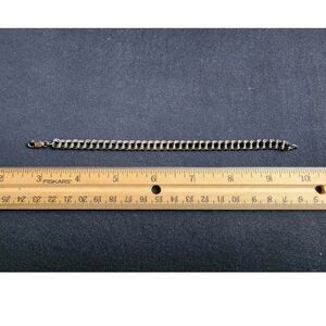 Vintage Sterling Silver Silver Charm Bracelet Marked/Tested+